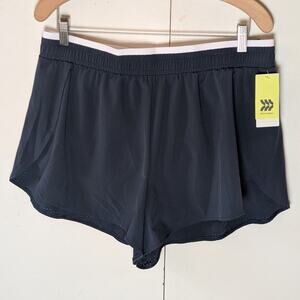 All In Motion Athletic Blue & White Shorts